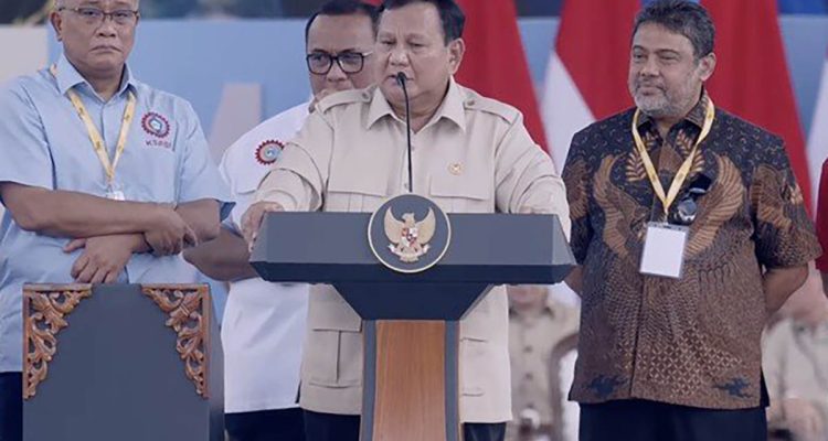 Prabowo teken Perpres pangkas potongan aplikator ojol jadi 8 persen, Jumat 1 Mei 2026.