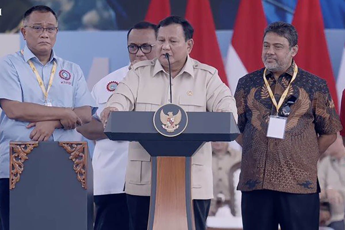 Prabowo teken Perpres pangkas potongan aplikator ojol jadi 8 persen, Jumat 1 Mei 2026.