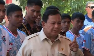 Presiden Prabowo Subianto melakukan kunjungan kerja di Miangas, Kepulauan Talaud, Sulawesi Utara, Sabtu (9/5/2026).