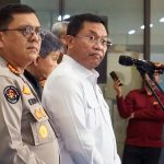 Wakil Kepala BGN Bidang Operasional Pemenuhan Gizi Sony Sonjaya (mengenakan kemeja putih).