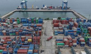 Surplus neraca perdagangan barang Indonesia pada Januari 2026.