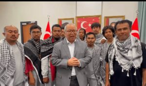 WNI yang ditahan di israel 9 WNI yang sempat ditahan Israel, kini berada di Istanbul Turkiye, Kamis (21/5/2026) waktu setempat.
