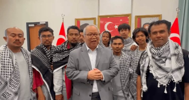 9 WNI yang sempat ditahan Israel, kini berada di Istanbul Turkiye, Kamis (21/5/2026) waktu setempat.