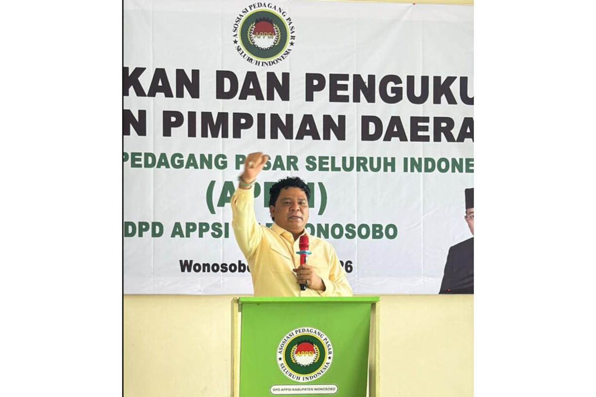Don Muzakir Ketua Harian DPP Asosiasi Pedagang Pasar Seluruh Indonesia (APPSI).