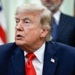 U.S. President Donald Trump speaks in the Oval Office at the White House