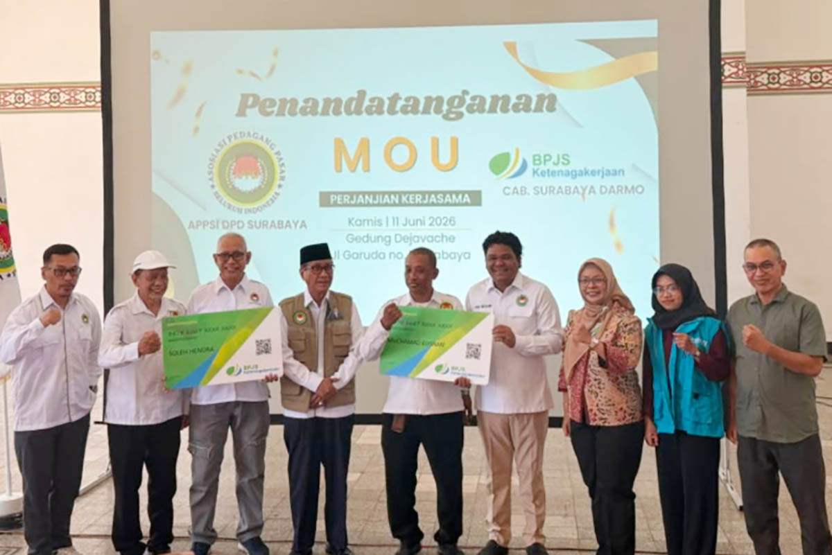 APPSI melakukan kerja sama dengan BPJS Ketenagakerjaan untuk perlindungan sosial bagi pedagang pasar dan pelaku UMKM