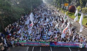 Aksi Damai Tani Merdeka Indonesia 7.000 Massa dari Petani, Pedagang dan Masyarakat Gelar Aksi Damai Dukung Program Presiden Prabowo