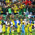 Afrika Selatan merayakan kelolosan ke babak 32 besar Piala Dunia 2026. (Foto: Reuters)