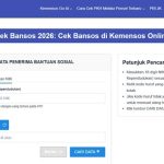 Cek Bansos Kemensos Terbaru 2026 Cek bansos Kemensos terbaru 2026