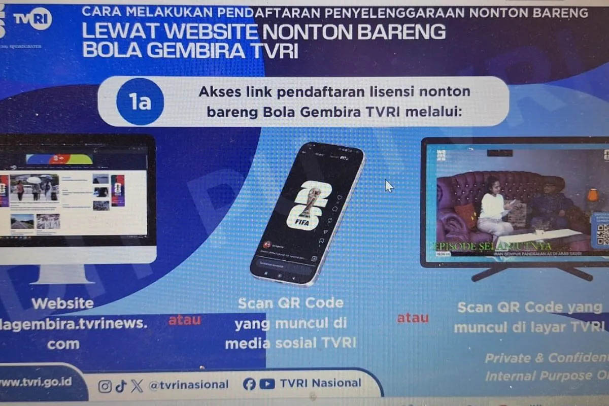 Panduan tata cara pendaftaran nonton bareng Piala Dunia 2025