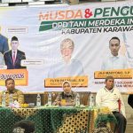 Pelantik DPD Tani Merdeka Karawang Ketua Umum DPN Tani Merdeka Indonesia Don Muzakir