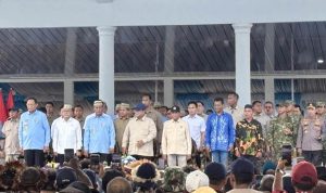 Petani dan Nelayan Sambut Presiden Prabowo Presiden Prabowo menghadiri Puncak Pekan Nasional (Penas) Petani dan Nelayan XVII di Gorontalo, Rabu (24/6/2026).