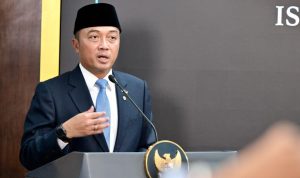 Keterangan Pers Menteri Sekretaris Negara (Mensesneg) Prasetyo Hadi di kompleks Istana Kepresidenan Jakarta. Foto: BPMI Setpres
