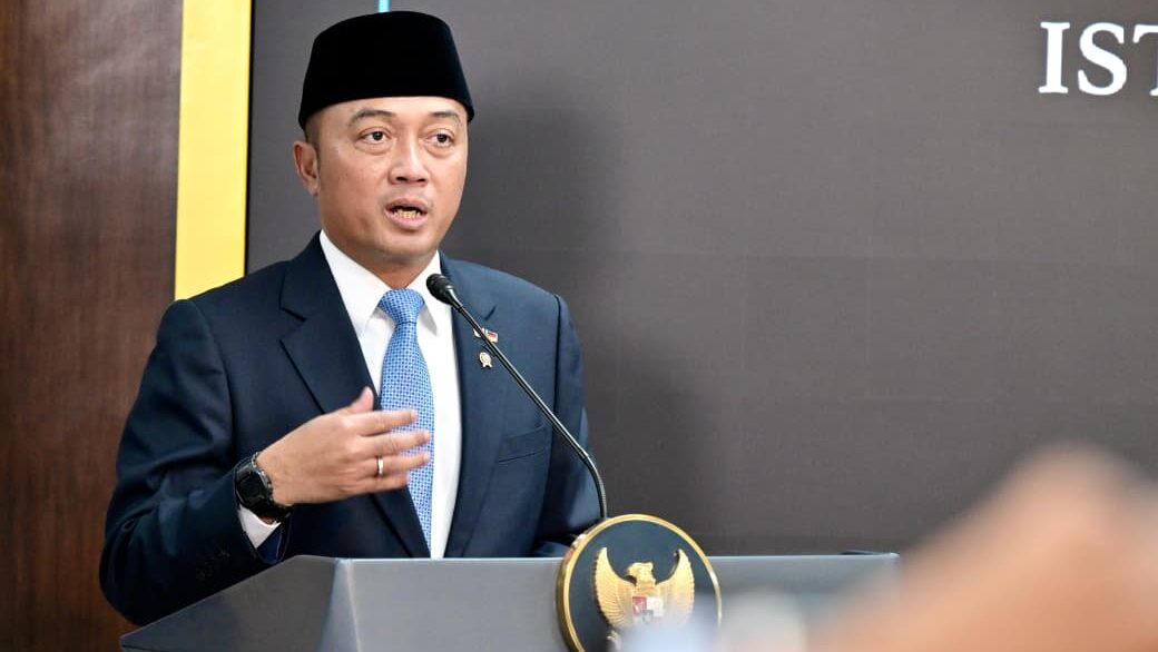 Keterangan Pers Menteri Sekretaris Negara (Mensesneg) Prasetyo Hadi di kompleks Istana Kepresidenan Jakarta. Foto: BPMI Setpres