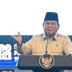 Presiden Prabowo Pidato dalam acara pengumpulan 12 ribu penggerak MBG di Sentul, Bogor, Rabu (362026). (Dok. Setpres)