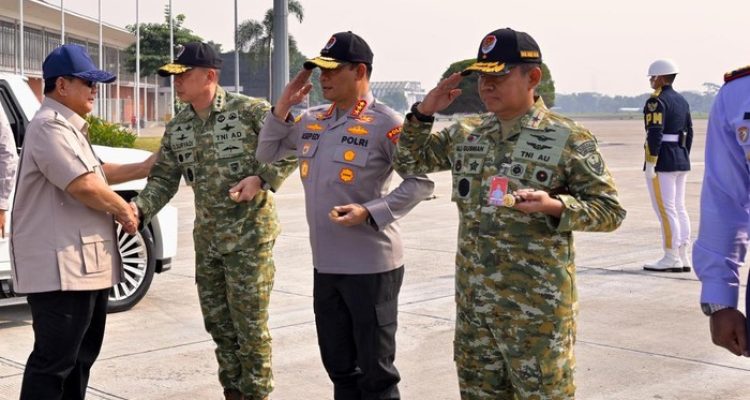 Presiden Prabowo ke Lampung Presiden Prabowo Subianto bertolak menuju Provinsi Lampung dari Pangkalan TNI AU Halim Perdanakusuma, Jakarta, Rabu (10/6/2026). (Foto: Biro Pers Sekretariat Presiden)