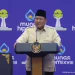 Presiden Prabowo memberikan sambutan di acara Munas Hipmi, Rabu (10/6/2026). Foto: Tangkapan layar Youtube Sekretariat Presiden.