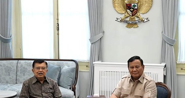 Presiden Prabowo terima Wakil Presiden ke-10 dan ke-12 RI Jusuf Kalla, Istana Merdeka, 11 Juni 2026.
