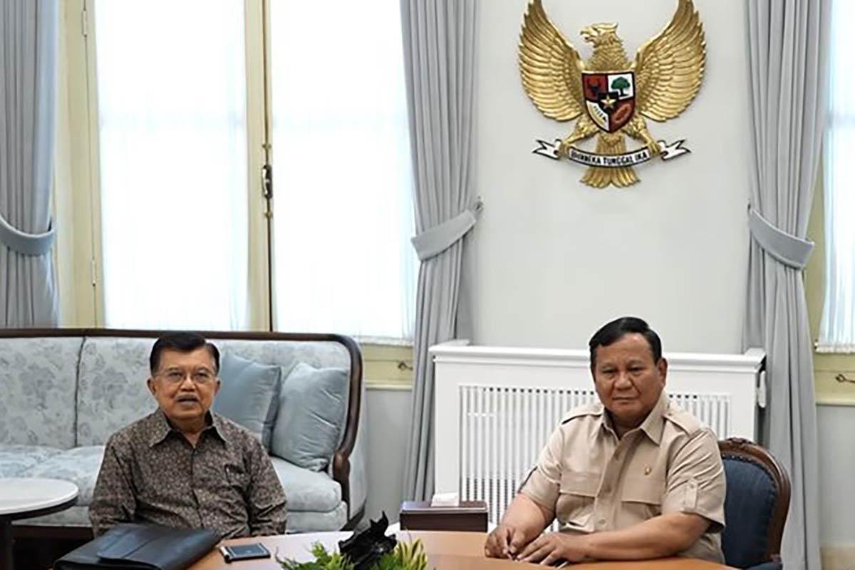 Presiden Prabowo terima Wakil Presiden ke-10 dan ke-12 RI Jusuf Kalla, Istana Merdeka, 11 Juni 2026.