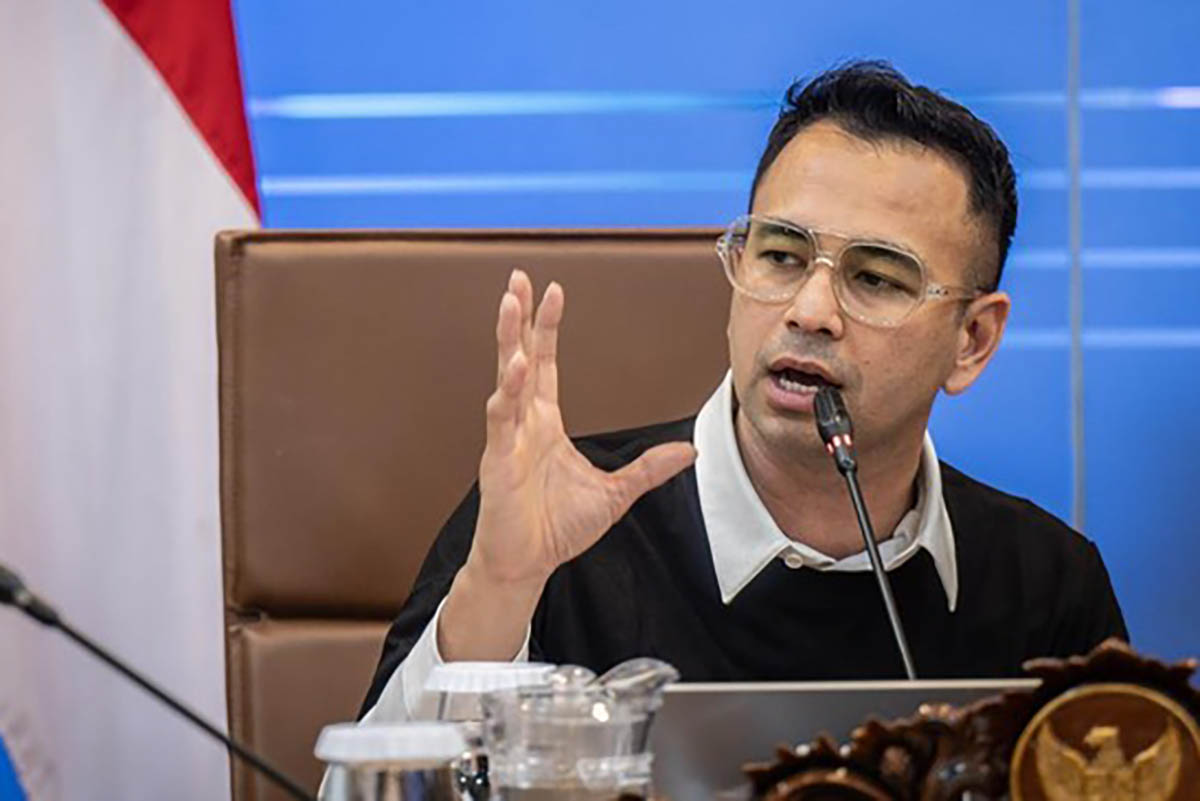 Raffi Ahmad Utusan Khusus Presiden Bidang Pembinaan Generasi Muda dan Pekerja Seni.