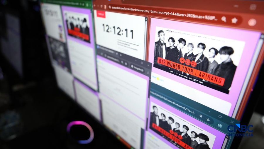 Tiket konser BTS World Tour "ARIRANG" in Jakarta.