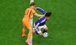 Laga Belanda vs Jepang berakhir imbang 2-2.