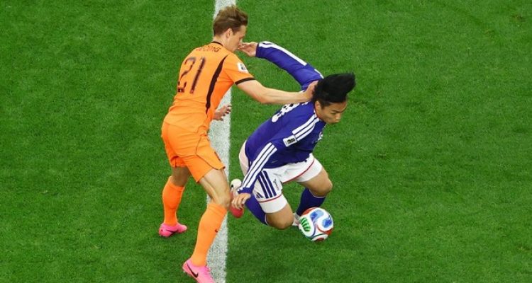 Laga Belanda vs Jepang berakhir imbang 2-2.