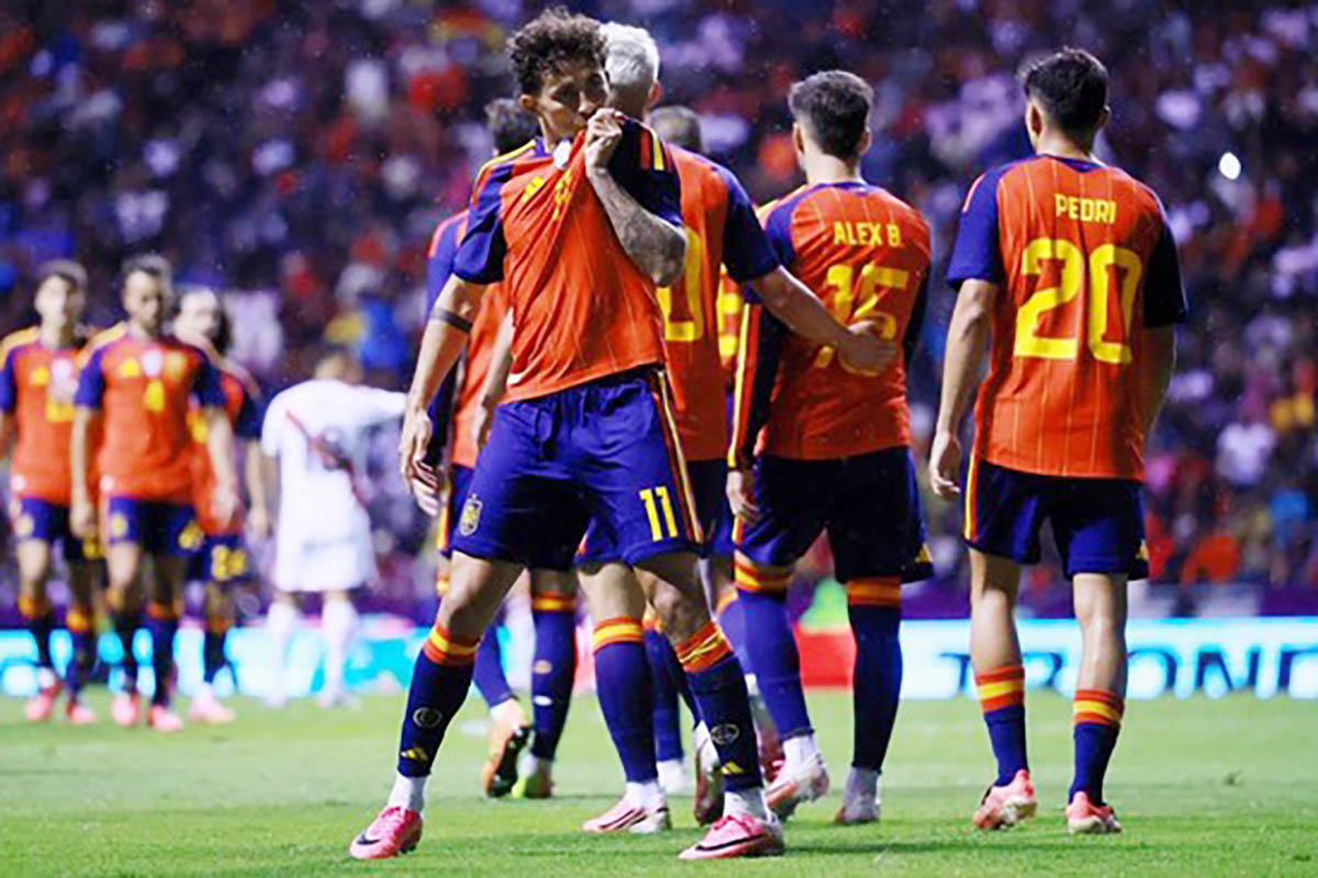 Spanyol kalahkan Peru 3-1 pada laga uji coba jelang Piala Dunia 2026. (Foto:REUTERS)