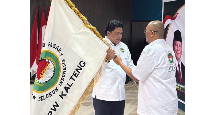 Ketua Harian APPSI Don Muzakir melantik Farid Agus Prianto sebaga Ketua DPW APPSI Kalimantan Tengah, Senin 20 Juli 2026.