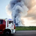 Kebakaran yang disebabkan oleh serangan udara