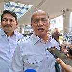 Kejagung Kapuspenkum Kejagung Anang Supriatna ditemui di Gedung Bundar Kejagung, Jakarta, Selasa (23/6/2026).