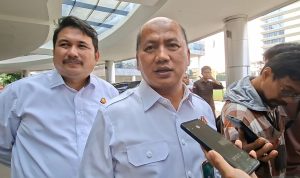 Kapuspenkum Kejagung Anang Supriatna ditemui di Gedung Bundar Kejagung, Jakarta, Selasa (23/6/2026).