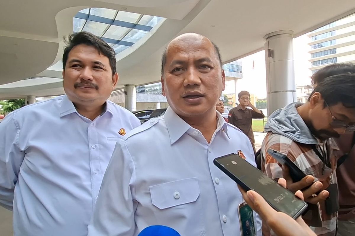 Kapuspenkum Kejagung Anang Supriatna ditemui di Gedung Bundar Kejagung, Jakarta, Selasa (23/6/2026).