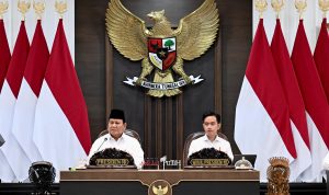 Presiden Prabowo Subianto memimpin Sidang Kabinet Paripurna ke-8 pemerintahan Kabinet Merah Putih yang digelar di Ruang Sidang Kabinet, Istana Kepresidenan Jakarta. Presiden Prabowo Subianto memimpin Sidang Kabinet Paripurna ke-8 pemerintahan Kabinet Merah Putih yang digelar di Ruang Sidang Kabinet, Istana Kepresidenan Jakarta, Rabu (06/08/2025).