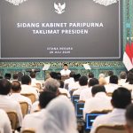 Presiden Prabowo menggelar sidang kabinet paripurna di Istana Negara. Presiden Prabowo menggelar sidang kabinet paripurna di Istana Negara, Jakarta, Senin (20/7/2026). (Foto: dok. Biro Sekretariat Presiden)