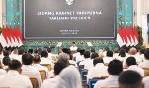 Presiden Prabowo menggelar sidang kabinet paripurna di Istana Negara. Presiden Prabowo menggelar sidang kabinet paripurna di Istana Negara, Jakarta, Senin (20/7/2026). (Foto: dok. Biro Sekretariat Presiden)