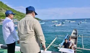 Presiden Prabowo saat melakukan kunjungan kerja ke Kampung Nelayan Merah Putih (KNMP) di Kelurahan Leato Selatan, Kota Gorontalo, Sabtu (9/5/2026). Foto: BPMI Sekretariat Presiden