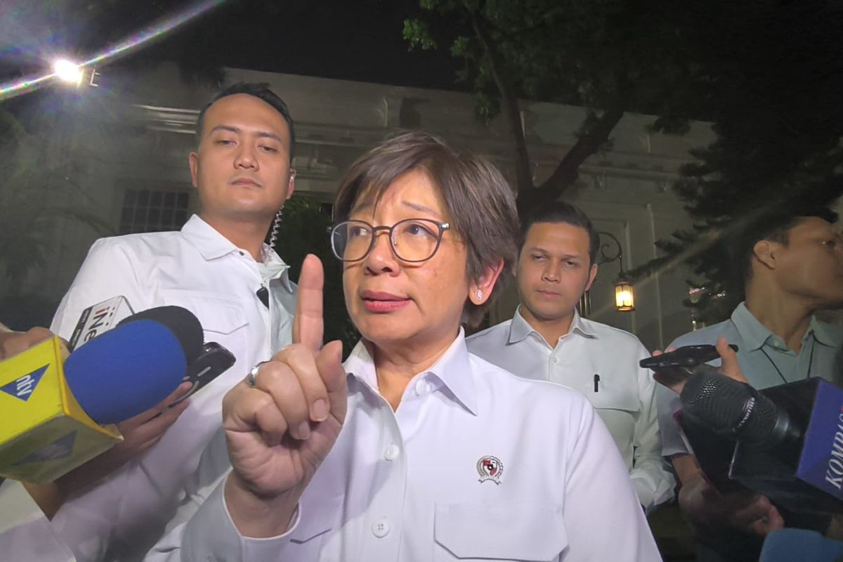 Wakil Kepala BGN Agustina Arumsari di Istana Kepresidenan, Jakarta, Senin (20/7/2026)