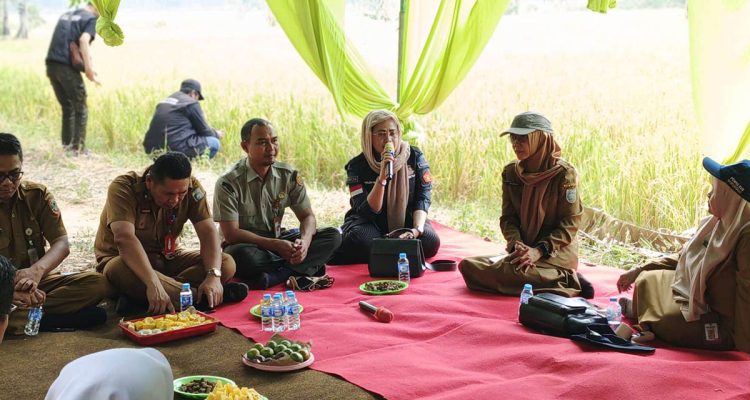 Hj Helda Rina Ketua DPD Tani Merdeka Indonesia Kabupaten Banjar.