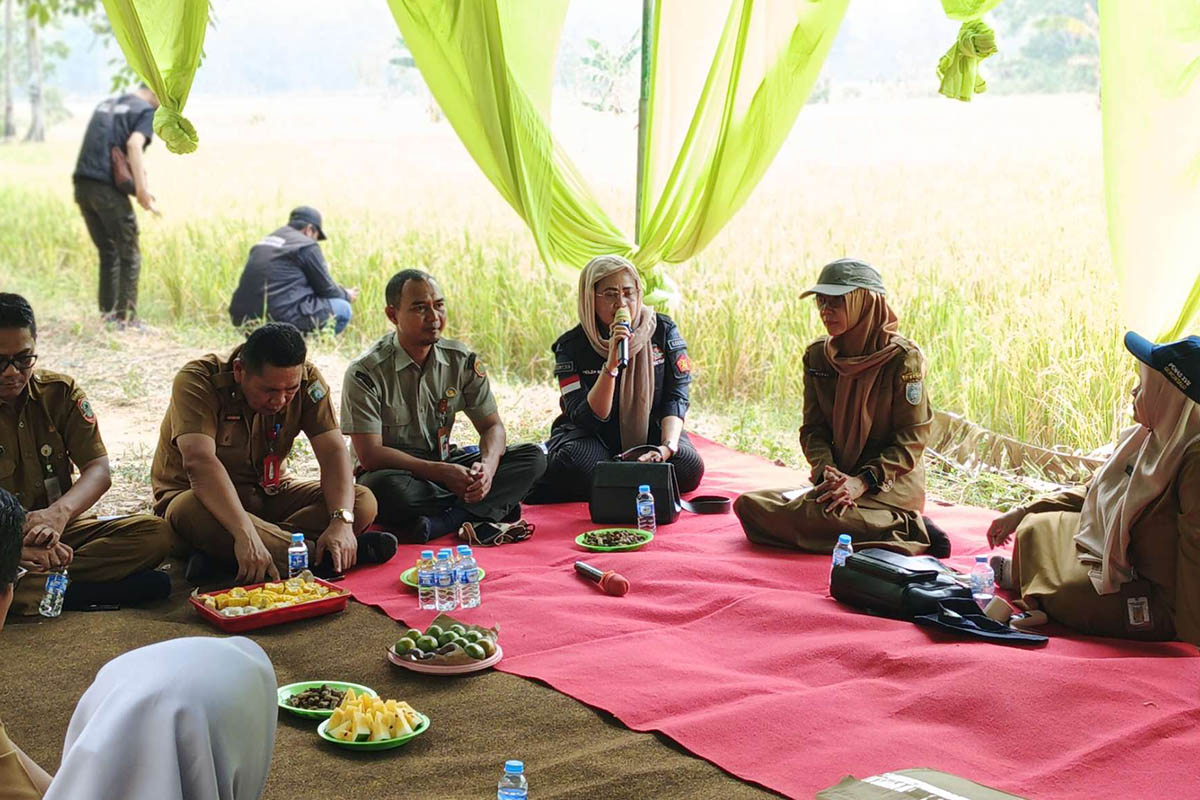 Hj Helda Rina Ketua DPD Tani Merdeka Indonesia Kabupaten Banjar.