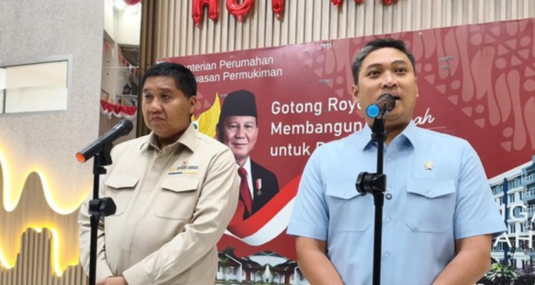 Menteri PKP, Maruarar (kiri) dan Kepala BGN, Sudaryono (kanan).