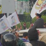 Presiden Prabowo Sapa 10 Ribu Massa Aksi Damai di GBK, pada Jumat 14 Agustus 2026.