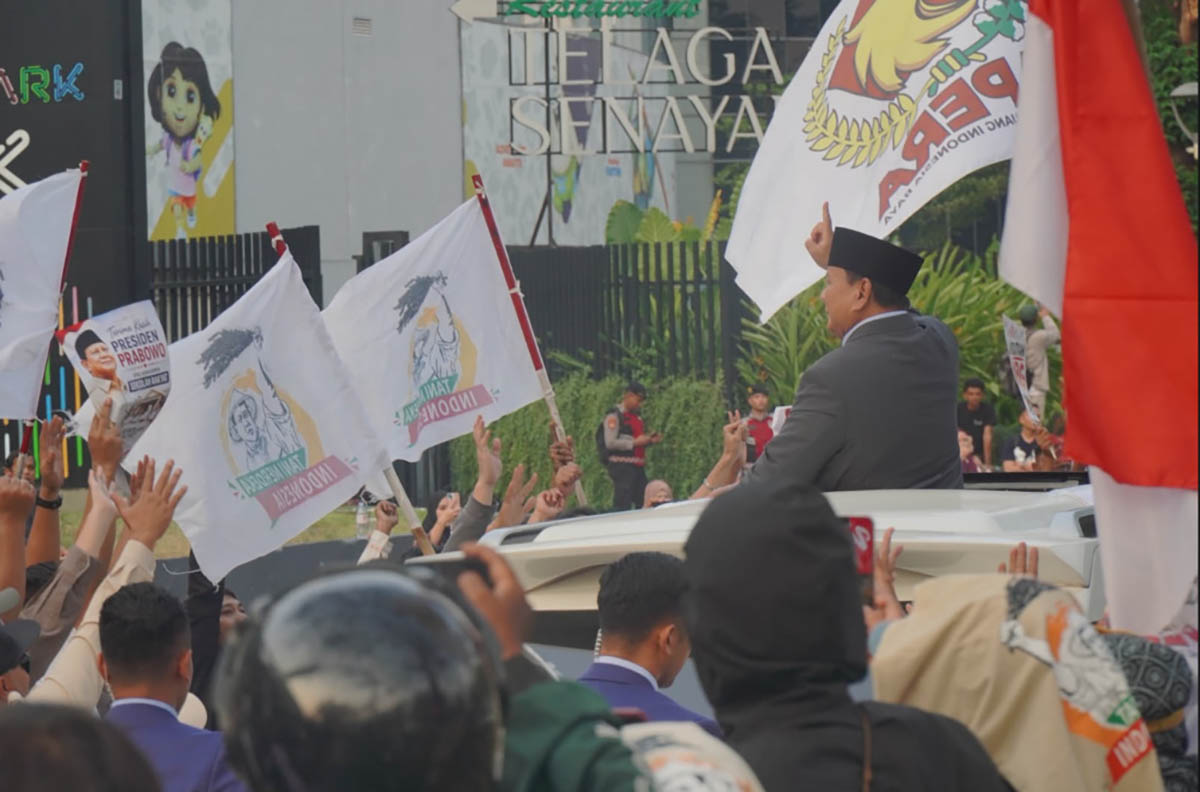 Presiden Prabowo Sapa 10 Ribu Massa Aksi Damai di GBK, pada Jumat 14 Agustus 2026.