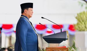 Presiden Prabowo Subianto memimpin langsung Upacara Peringatan Detik-Detik Proklamasi Kemerdekaan Republik Indonesia di halaman Istana Merdeka, Jakarta, Senin, 17 Agustus 2026. Foto: BPMI Setpres