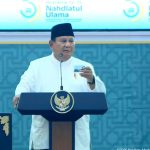 Presiden RI Prabowo Subianto menerima Kartu Tanda Anggota NU (Kartanu) yang berlaku seumur hidup.