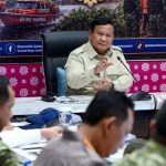 Presiden Prabowo di Posko Karhutla Sumsel. Foto: Biro Pers, Media, dan Informasi Sekretariat Presiden.