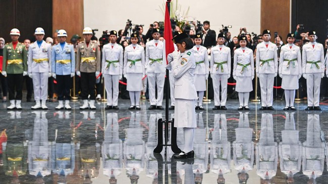 Siswa Sekolah Rakyat Ikut Jadi Paskibraka