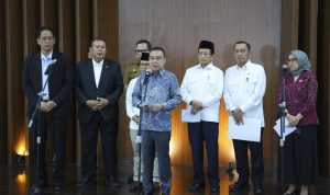 Wakil Ketua DPR RI, Sufmi Dasco Ahmad usai rapat koordinasi di Gedung Nusantara III, Kompleks Parlemen, Senayan, Jakarta. Wakil Ketua DPR RI, Sufmi Dasco Ahmad usai rapat koordinasi di Gedung Nusantara III, Kompleks Parlemen, Senayan, Jakarta, Selasa malam (1882026). Foto: DPR RI (Mares/Alma)