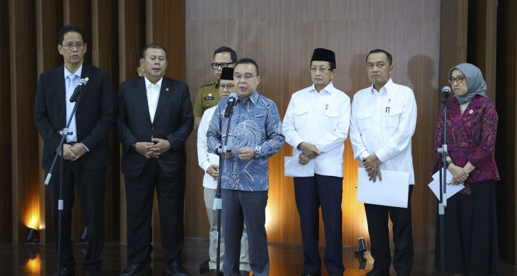 Wakil Ketua DPR RI, Sufmi Dasco Ahmad usai rapat koordinasi di Gedung Nusantara III, Kompleks Parlemen, Senayan, Jakarta. Wakil Ketua DPR RI, Sufmi Dasco Ahmad usai rapat koordinasi di Gedung Nusantara III, Kompleks Parlemen, Senayan, Jakarta, Selasa malam (1882026). Foto: DPR RI (Mares/Alma)