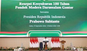 ADN_0721 Presiden RI Prabowo Subianto pada peringatan 100 tahun Gontor.